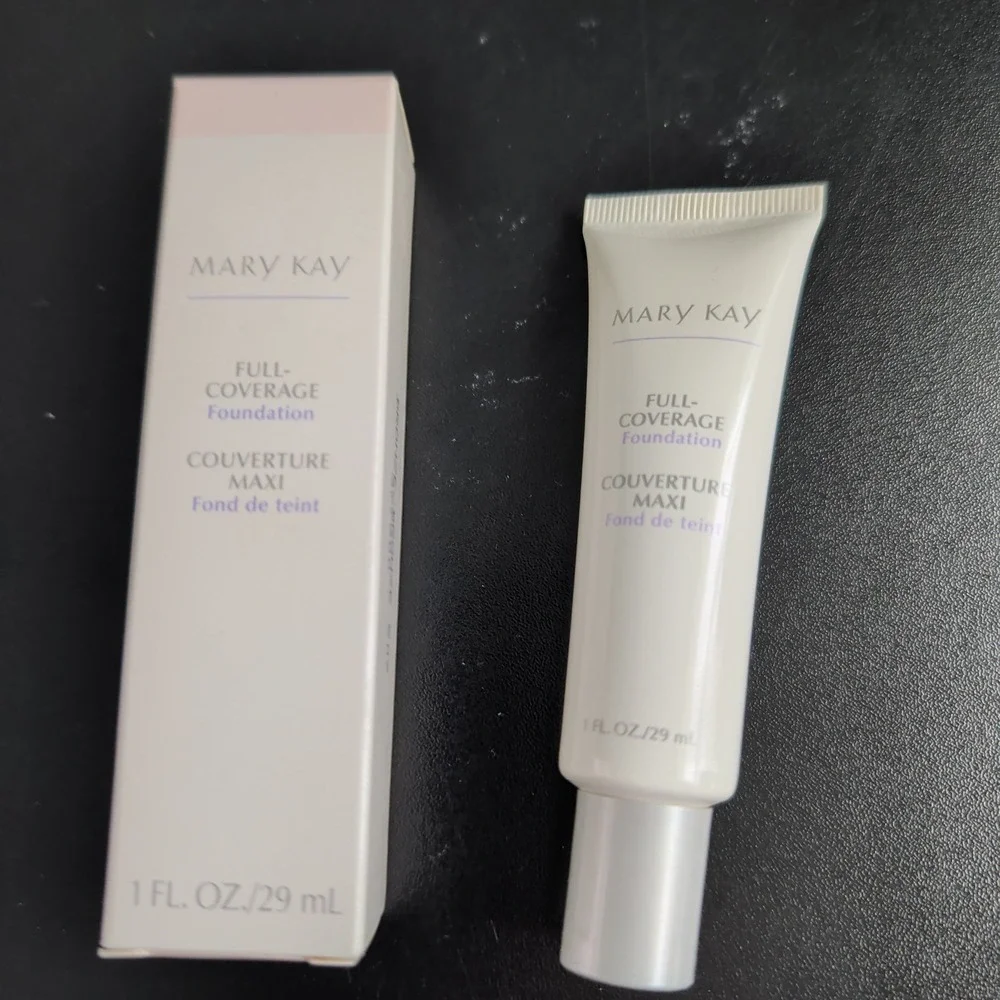 Mary Kay Full-Coverage Foundation Bronze 507 Matte Liquid Makeup 1 fl oz New Box